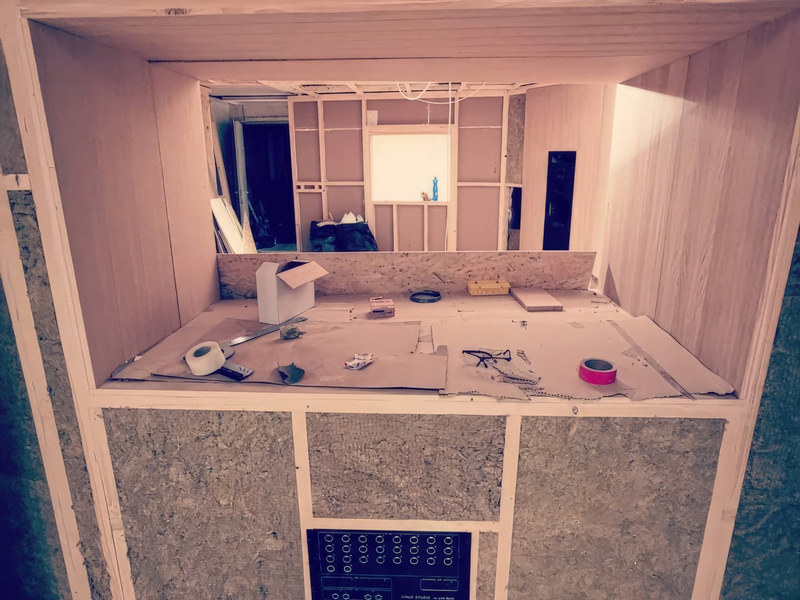 Studio A acoustic rebuild 2017 — Virus Recording Studio Monteriggioni