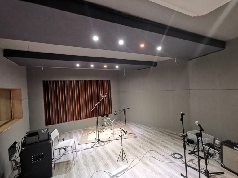The empty Studio A live room